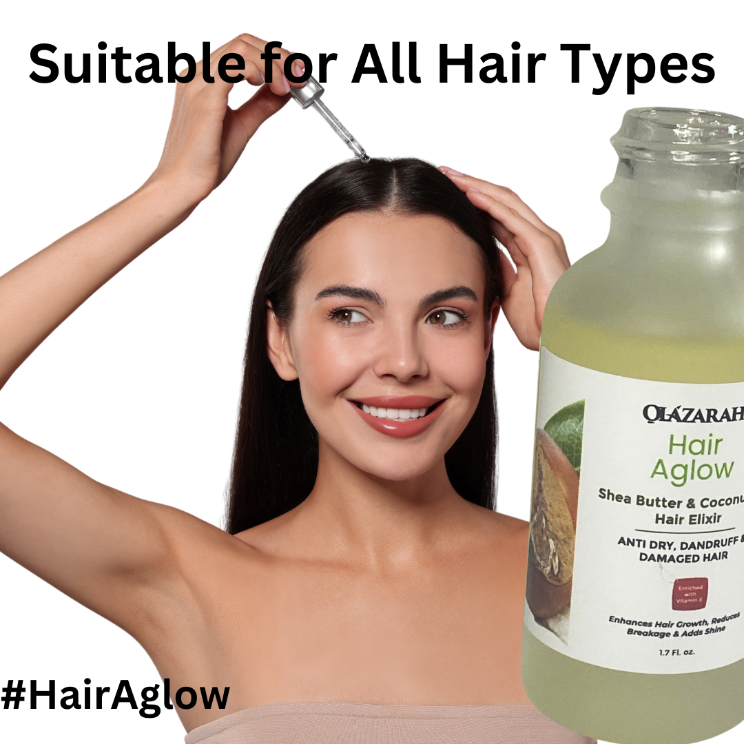 Shea Butter & Coconut Oil Hair Elixir for Damaged Hair, 1.07 fl. oz
