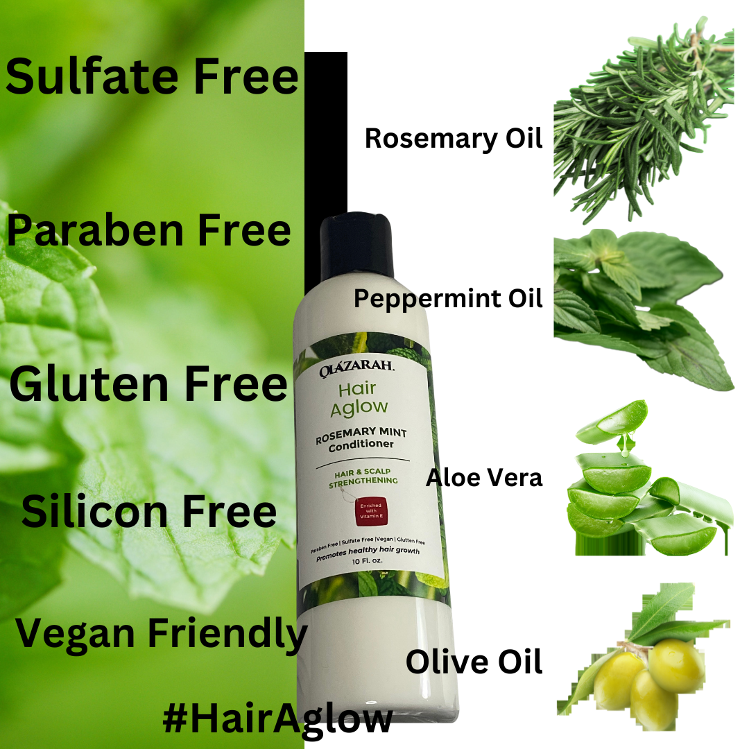 Rosemary & Mint Hair & Scalp Complete Care Set | Strengthening Shampoo, Conditioner, Leave-In Conditioner, Mist Spray, Oil Serum & Styling Gellie | Natural Solutions for Hair Growth, Scalp Care & Frizz Management