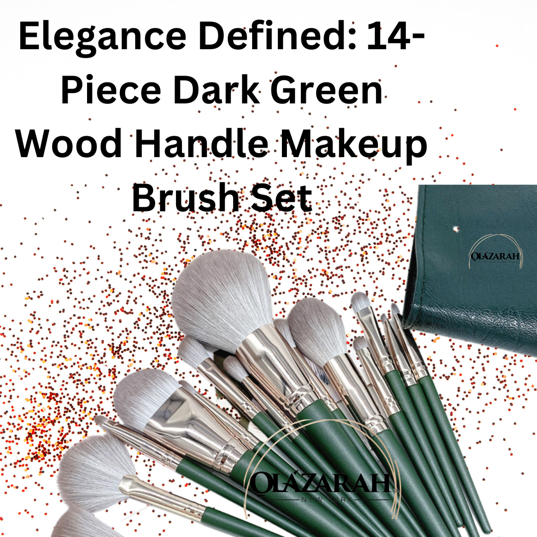 Luxurious Professional Makeup Brush Set & Pouch, 5 oz