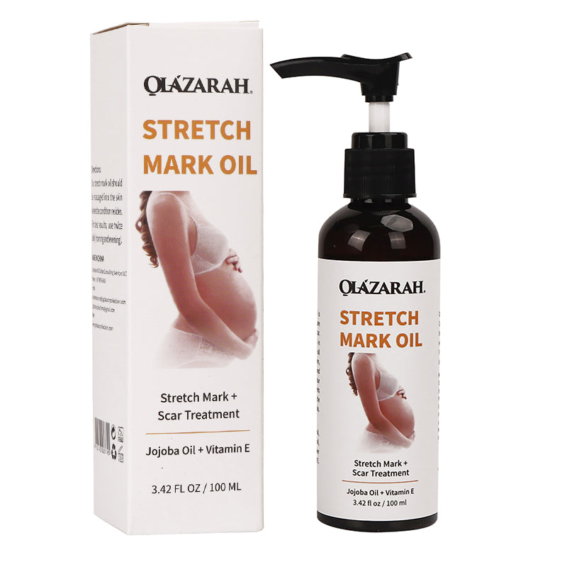 Skin Aglow Jojoba Oil Infused Body Oil for Scars, Stretch Marks & Nourished Skin, 3 Fl. oz