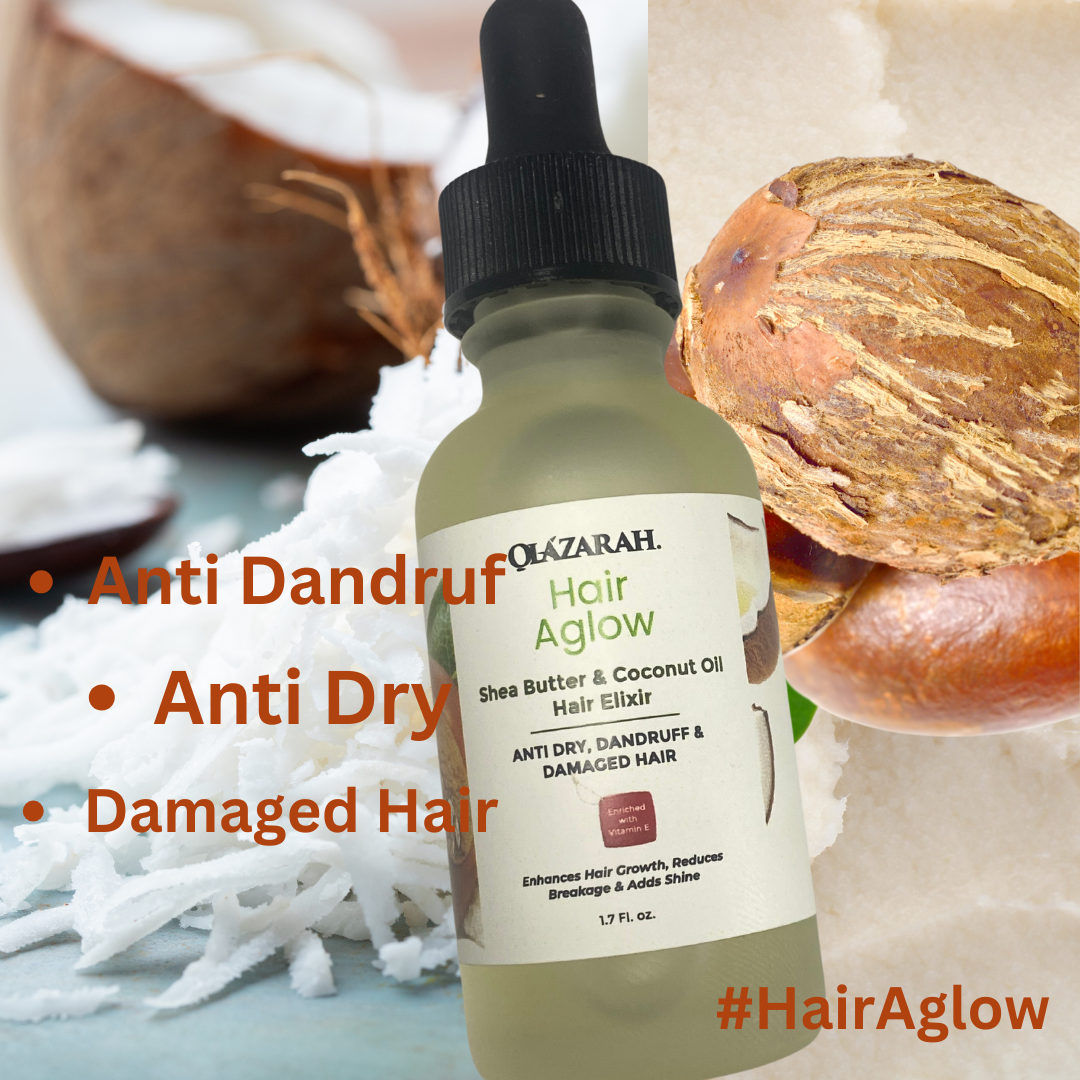 Shea Butter & Coconut Oil Hair Elixir for Damaged Hair,  1.07 fl. oz