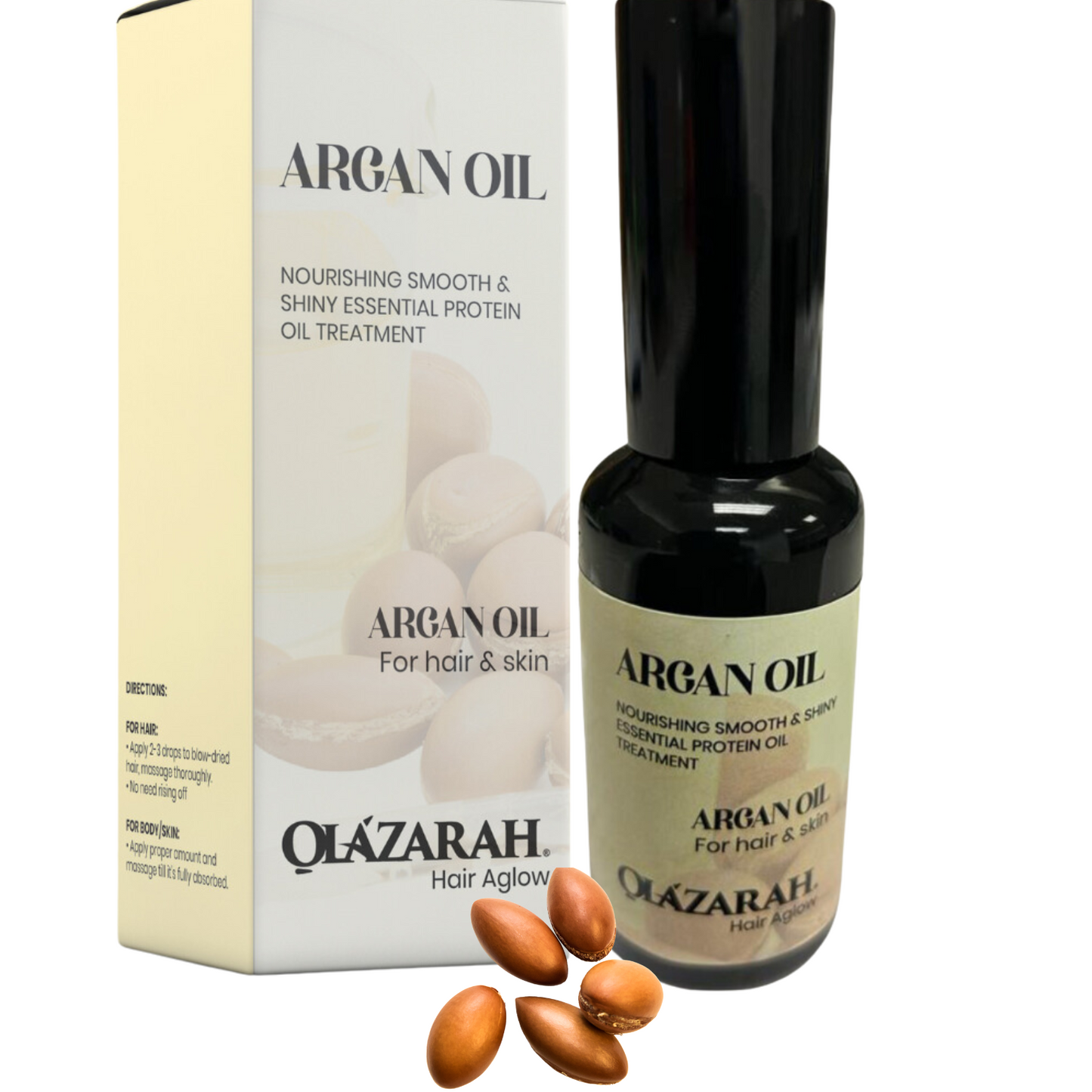 Argan Oil Protein Nourishing Smooth Repair Shine Hair Leave-in Treatment, 1.69 Fl. oz