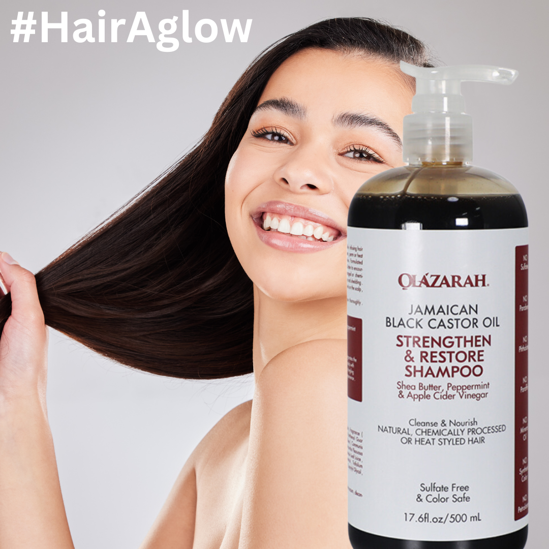 Jamaican Black Castor Oil Strengthen & Restore Shampoo for Damaged Hair, 17 fl oz