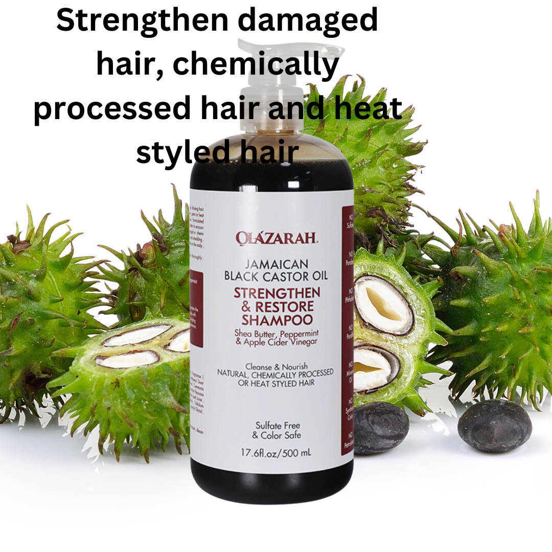 Jamaican Black Castor Oil Strengthen & Restore Shampoo for Damaged Hair, 17 fl oz