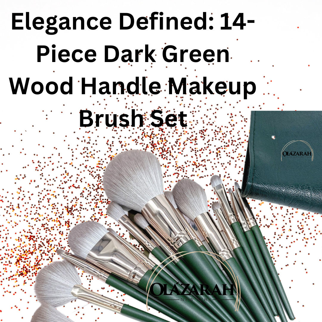 Luxurious Professional Makeup Brush Set & Pouch,  5 oz