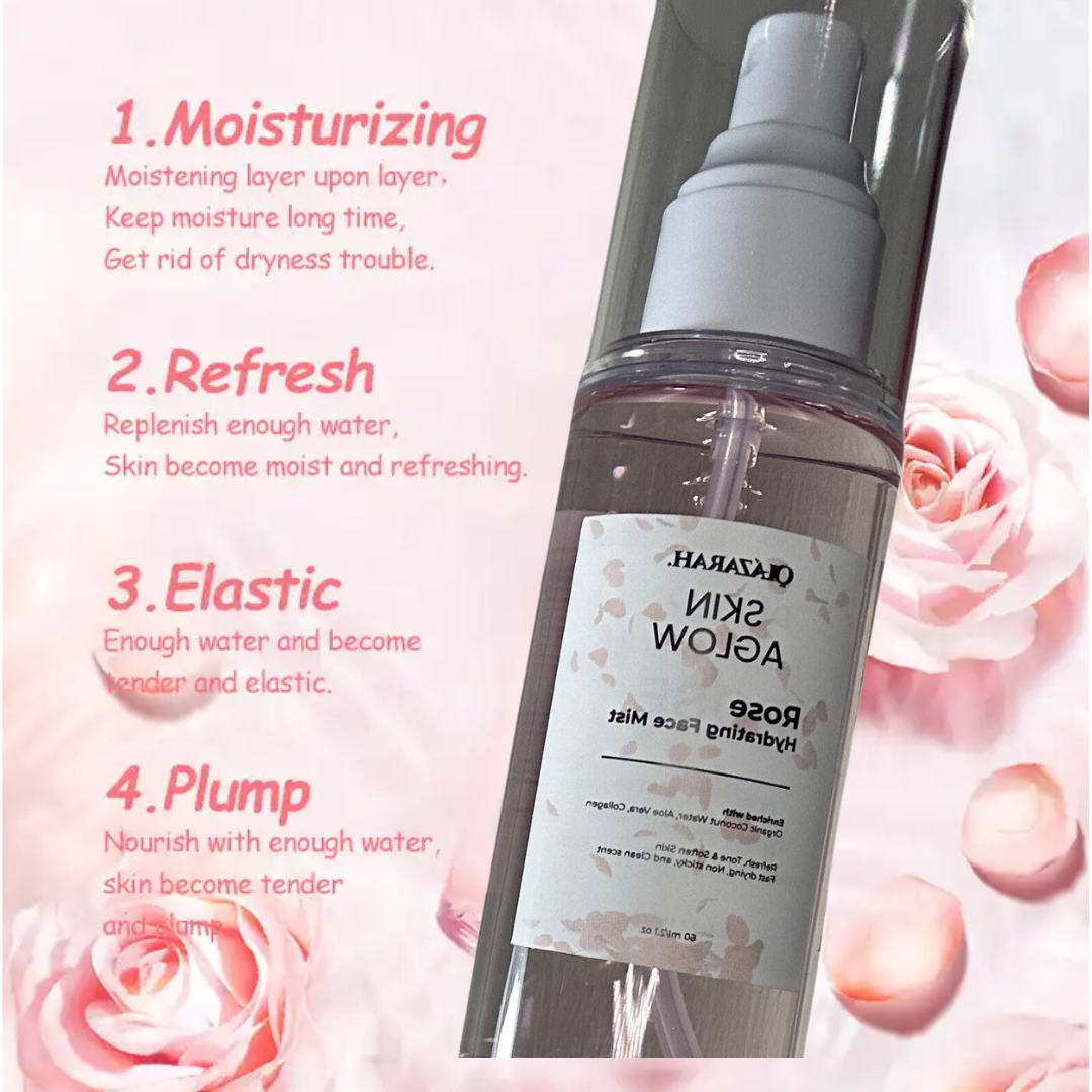 Rose Coconut Water Hydrating Face Mist, 3 fl oz.