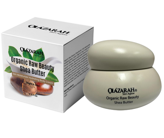 Organic Raw Beauty Shea Butter | Skin Moisturizer Hydrating Body Cream (Night/Day), (6 pcs, 3.5 Fl Oz Each)