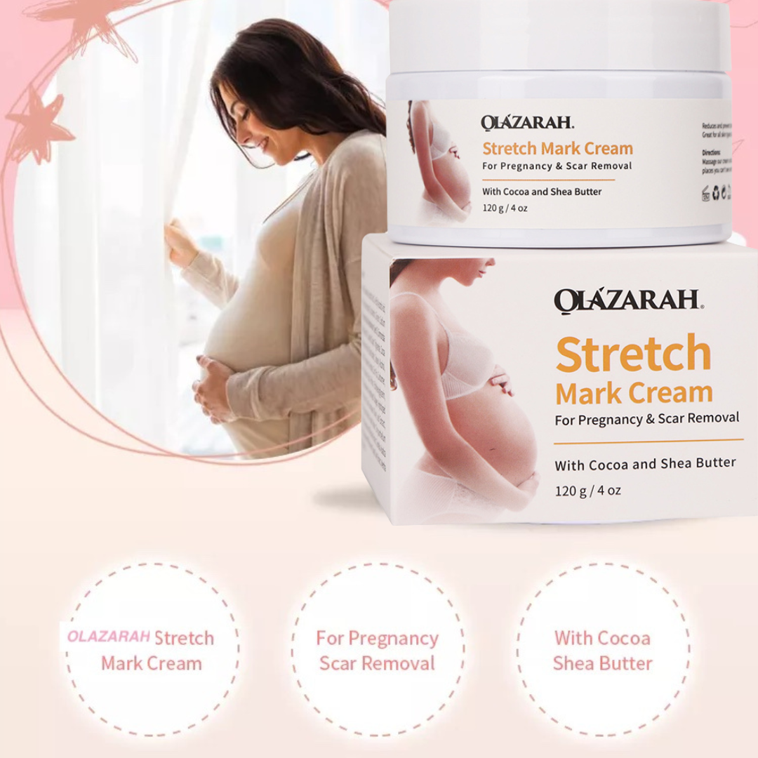 OLAZARAH Anti Stretch Mark, Acne & Scar Cream, 4 oz Each